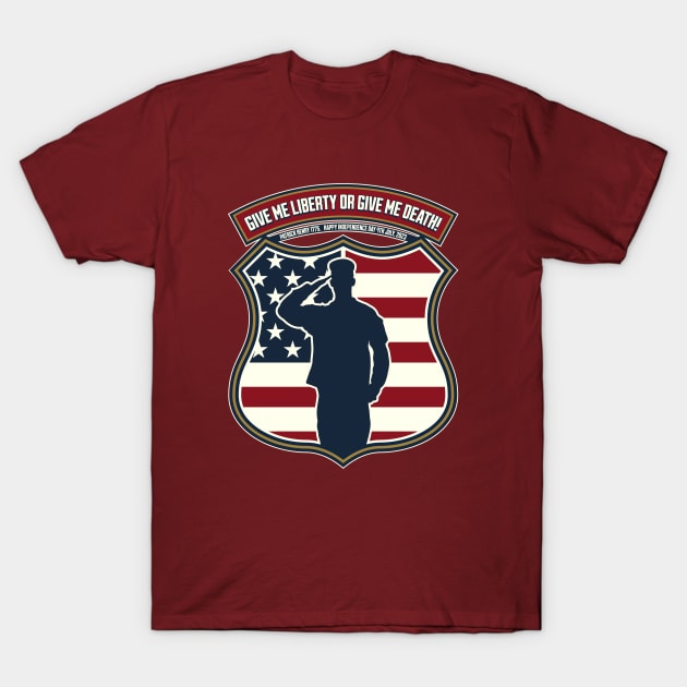 4th of July - Independence Day T-Shirt by Garment Monkey Co.